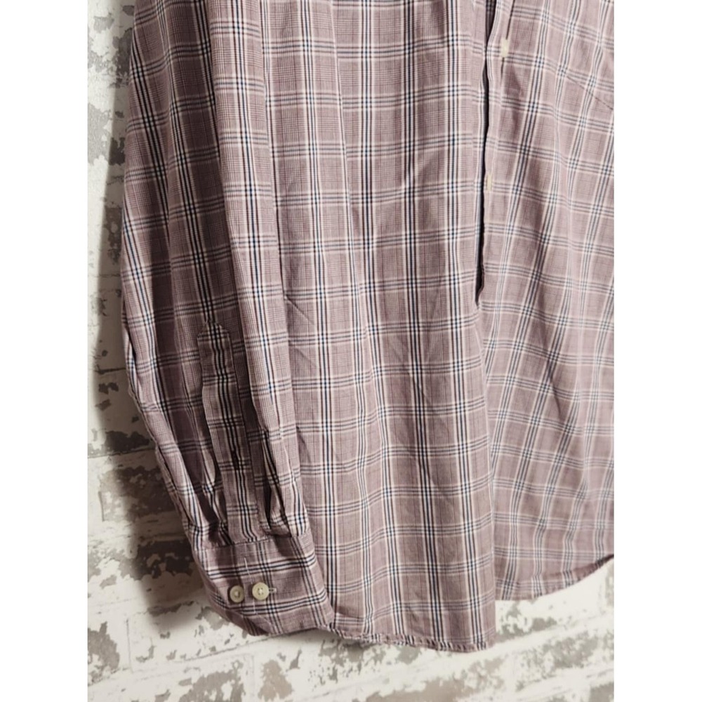 IZOD Premium Essentials Shirt Men XL Red Plaid Casual Button Down‎ Long Sleeve - Picture 5 of 16